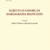 Scritti in onore di Mariagrazia Bianchini - e-Book