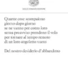 Semplici abbandoni