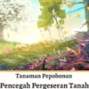 Tanaman Pepohonan Pencegah Pergeseran Tanah Dan Memperkuat Struktur Tanah Edisi Bilingual