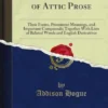 The Irregular Verbs of Attic Prose