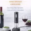 The ultimate casuenia electricwine opener USER GUIDE