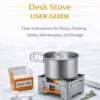 The ultimate powdered portable desk stoveUSER GUIDE