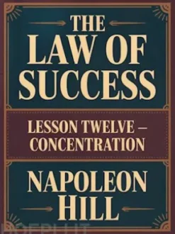 THE LAW OF SUCCESS Lesson Twelve  - CONCENTRATION