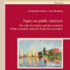 Topics on public contracts - e-Book