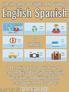 6 - Travel - Flash Cards Pictures and Words English Spanish