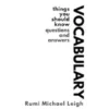 Vocabulary