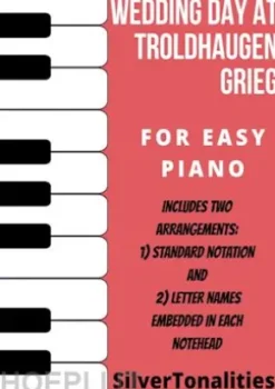 Wedding Day at Troldhaugen Easy Piano Sheet Music Combo
